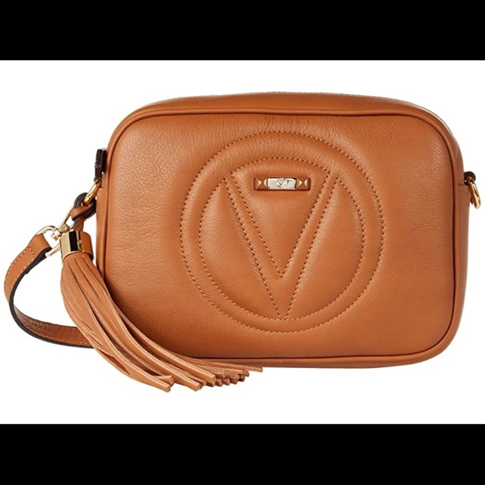 Valentino by Mario Valentino Mia Logo Leather Crossbody Bag